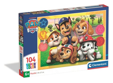 ⁨Puzzle 104 Super Color PSI PATROL Clementoni 25013⁩ w sklepie Wasserman.eu