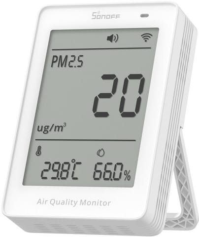 ⁨Miernik jakości powietrza WiFi LCD Sonoff AirGuard PM2.5 SAWF-07P⁩ w sklepie Wasserman.eu