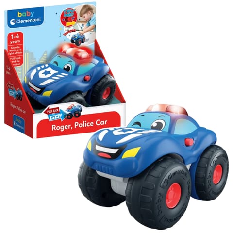 ⁨Samochód Policyjny Roger Efekty Dźwiękowe Świetlne Clementoni 17543⁩ w sklepie Wasserman.eu