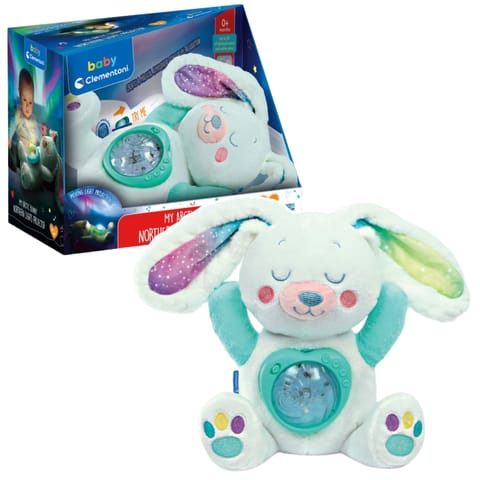 ⁨Projektor Przytulanka Arktyczny Króliczek Zorza Polarna Clementoni 17594⁩ w sklepie Wasserman.eu