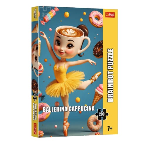 ⁨Puzzle - 200 Brainrot - Ballerina Cappuccina - Trefl 13362⁩ w sklepie Wasserman.eu