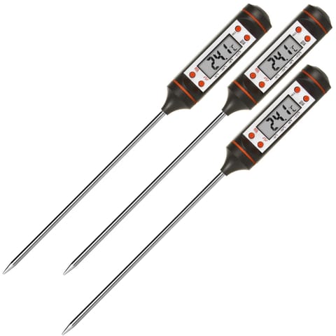 ⁨Termometr/sonda do żywności, GreenBlue, długość sondy 15cm, zakres temp. -50 st. C do +300 st. C., dokładność 0,1 st. C, GB178,⁩ w sklepie Wasserman.eu