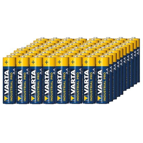 ⁨40x Bateria R-06 LR6 AA alkaliczne 1,5V Varta Industrial (folia4), 2 szt⁩ w sklepie Wasserman.eu
