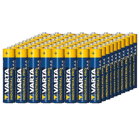 ⁨40x Bateria R-03 LR3 AAA 1,5V alkaliczna Varta Industrial (folia4), 2 szt⁩ w sklepie Wasserman.eu