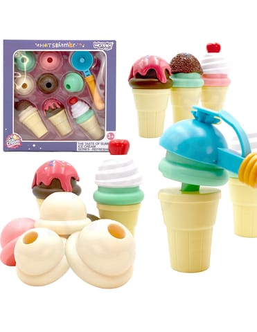 ⁨WOOPIE Zestaw do Robienia Lodów Układanka Lodziarnia 15 el.⁩ w sklepie Wasserman.eu