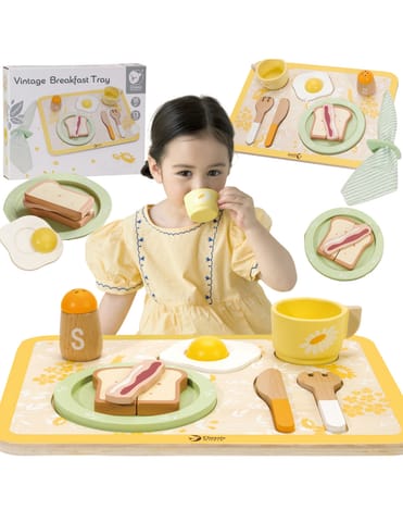 ⁨CLASSIC WORLD Drewniany Zestaw Śniadaniowy 13 el.⁩ w sklepie Wasserman.eu