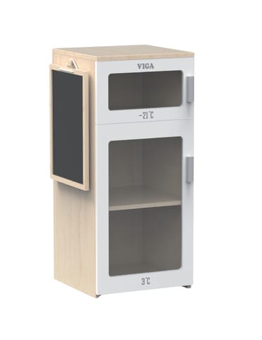 ⁨Viga Drewniana Lodówka Z Tablicą Kredową⁩ w sklepie Wasserman.eu