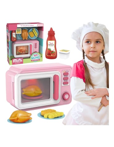 ⁨Różowa Kuchenka Mikrofalowa z Kurczakiem⁩ w sklepie Wasserman.eu