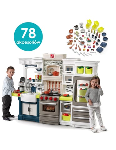 ⁨STEP2 Stylowa kuchnia dla dzieci Elegant Edge z akcesoriami⁩ w sklepie Wasserman.eu