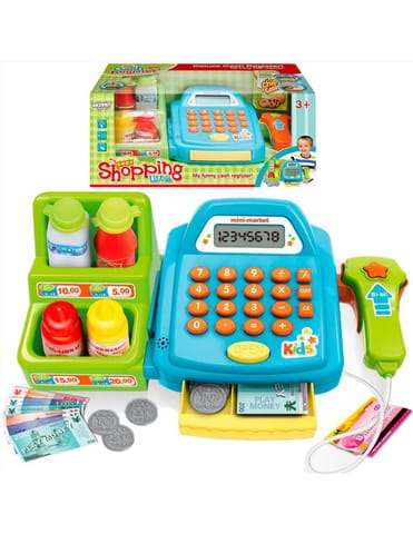 ⁨WOOPIE Kasa Sklepowa z Półką i Akcesoriami⁩ w sklepie Wasserman.eu