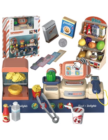 ⁨WOOPIE Sklep Supermarket Kasa Fiskalna 42 el.⁩ w sklepie Wasserman.eu