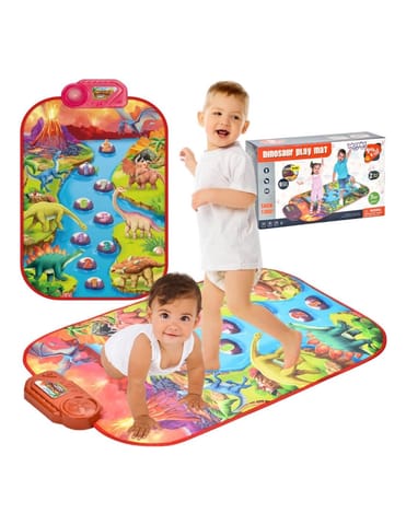 ⁨WOOPIE Duża Mata Muzyczna Pianino XL Dinozaury Interaktywna⁩ w sklepie Wasserman.eu