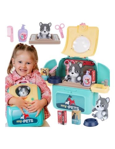 ⁨WOOPIE Pies Przenośny Salon Piękoności 2w1 w Plecaku Transporter⁩ w sklepie Wasserman.eu