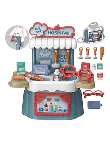 ⁨WOOPIE Zestaw Małego Lekarza Walizka 3w1 Torba 21 el.⁩ w sklepie Wasserman.eu