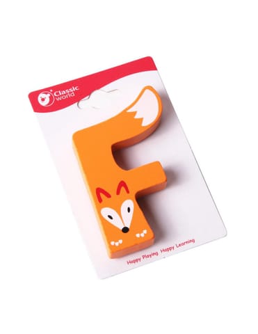 ⁨CLASSIC WORLD Drewniana Literka F⁩ w sklepie Wasserman.eu