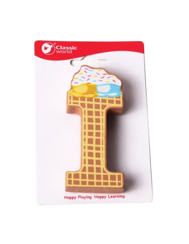 ⁨CLASSIC WORLD Drewniana Literka I⁩ w sklepie Wasserman.eu