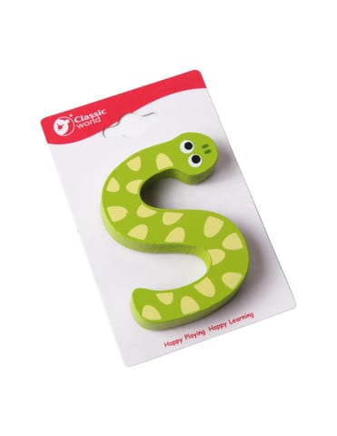 ⁨CLASSIC WORLD Drewniana Literka S⁩ w sklepie Wasserman.eu