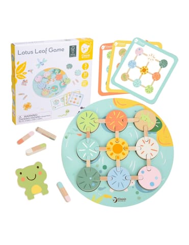 ⁨CLASSIC WORLD Gra Sensoryczna Liść Lotosu Dopasuj Kształty i Kolory⁩ w sklepie Wasserman.eu