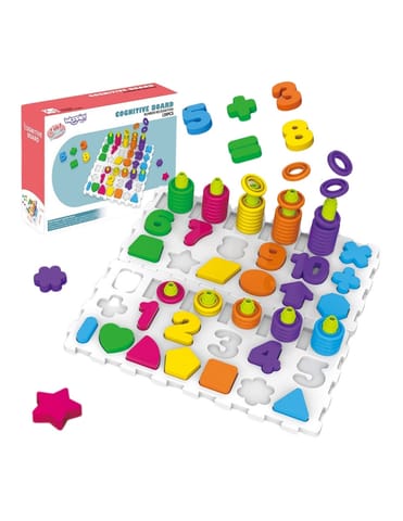 ⁨WOOPIE Układanka Montessori Sorter Trening Mózgu Literki Cyferki 139 el⁩ w sklepie Wasserman.eu