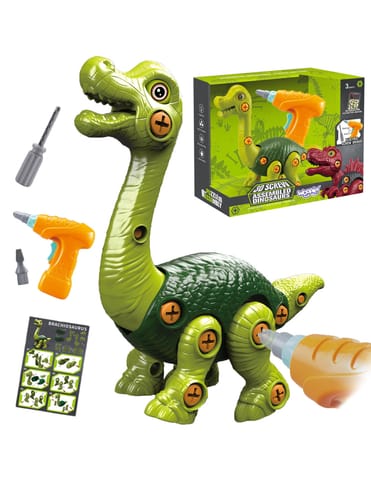 ⁨WOOPIE Dinozaur do Skręcania Zestaw Konstrukcyjny + Wiertarka 31 el.⁩ w sklepie Wasserman.eu