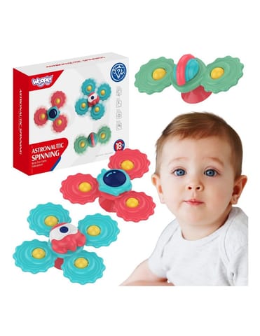 ⁨WOOPIE BABY Gryzak Spinner Wirujący z Przyssawką Zestaw 3 szt⁩ w sklepie Wasserman.eu