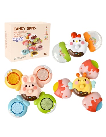 ⁨WOOPIE BABY Spinner Zabawka Sensoryczna Pszczoła Kurczak Królik Wymienne 3 szt.⁩ w sklepie Wasserman.eu