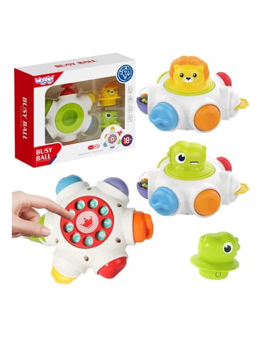 ⁨WOOPIE BABY Kosmiczna Rakieta Aktywności - Edukacyjna Kostka Sensoryczna 18m+⁩ w sklepie Wasserman.eu