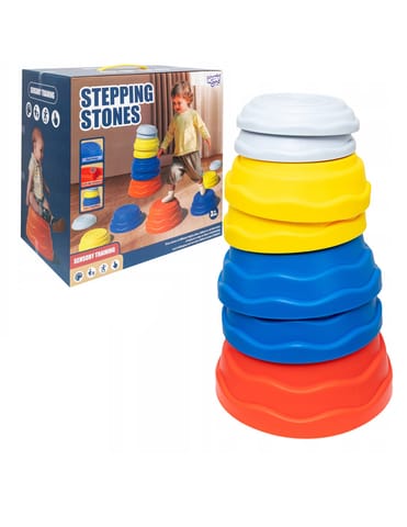 ⁨WOOPIE Kamienie Balansujące Sensoryczne Trening Równowagi 5 szt⁩ w sklepie Wasserman.eu