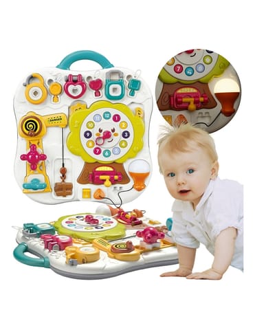 ⁨WOOPIE Tablica Montessori Manipulacyjna Sensoryczna Interaktywna dla Malucha⁩ w sklepie Wasserman.eu