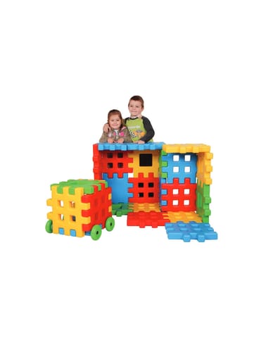 ⁨WOOPIE Klocki Edukacyjne Wafle Ogrodzenie Domek⁩ w sklepie Wasserman.eu