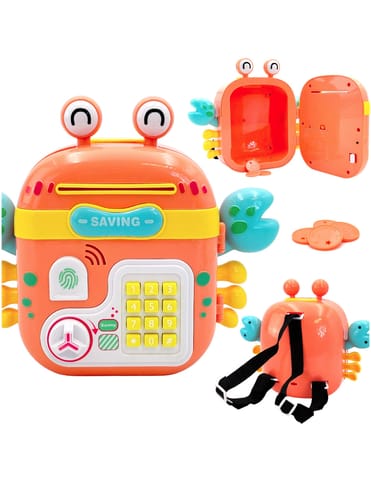 ⁨WOOPIE Interaktywny Sejf Kasa Sklepowa Plecak z Klawiaturą 4w1 Monety⁩ w sklepie Wasserman.eu