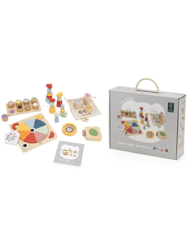 ⁨VIGA Zestaw Zabawek Edukacyjnych Pudełko Box od 36 miesiąca⁩ w sklepie Wasserman.eu