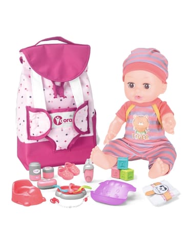 ⁨WOOPIE ROYAL Zestaw Opiekunka Lalka Bobas z Akcesoriami 19 el.⁩ w sklepie Wasserman.eu