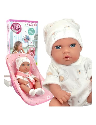 ⁨WOOPIE ROYAL Zestaw Lalka Bobas 30,5 cm + Nosidełko Różowe⁩ w sklepie Wasserman.eu