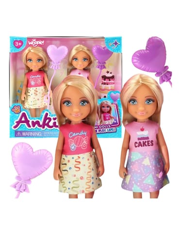 ⁨Woopie Zestaw Urodzinowy Dwóch Laleczek - Candy i Cakes⁩ w sklepie Wasserman.eu