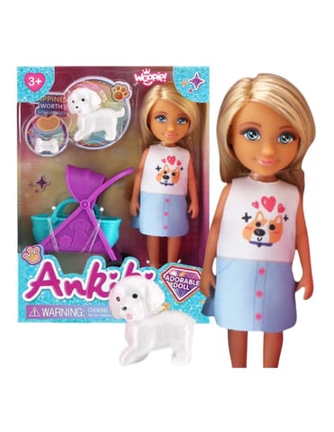 ⁨WOOPIE Laleczka z Wózkiem i Pieskiem⁩ w sklepie Wasserman.eu