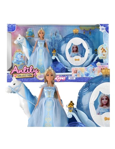 ⁨WOOPIE ROYAL Lalka Lodowa Księżniczka Lily i Magiczny Powóz Karoca Akcesoria⁩ w sklepie Wasserman.eu