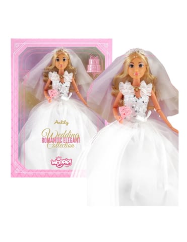 ⁨WOOPIE ROYAL Lalka Lily 30 cm Panna Młoda Suknia Ślubna Akcesoria⁩ w sklepie Wasserman.eu