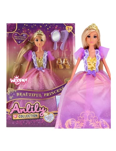 ⁨WOOPIE ROYAL Lalka Lili Księżniczka z Długimi Włosami i Akcesoriami⁩ w sklepie Wasserman.eu
