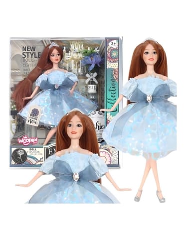 ⁨WOOPIE ROYAL Lalka Emi w Błękitnej Sukience Tiulowej⁩ w sklepie Wasserman.eu