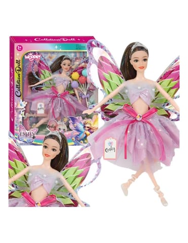 ⁨WOOPIE ROYAL Lalka Emi Wróżka z Kolorowymi Skrzydłami i Balonami⁩ w sklepie Wasserman.eu