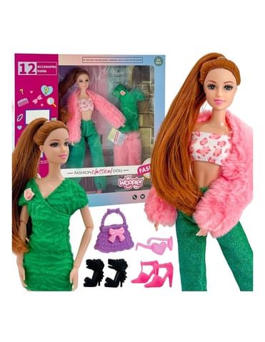 ⁨WOOPIE ROYAL Lalka Emi 30 cm - 12 Ukrytych Niespodzianek + Ubranka i Dodatki⁩ w sklepie Wasserman.eu