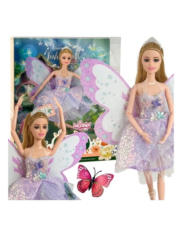 ⁨WOOPIE ROYAL Lalka Wróżka EMI – Bajkowa Księżniczka z Motylimi Skrzydłami⁩ w sklepie Wasserman.eu