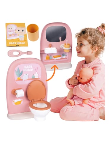⁨SMOBY Baby Nurse - Dwustronna toaleta Dla lalki 42 cm⁩ w sklepie Wasserman.eu