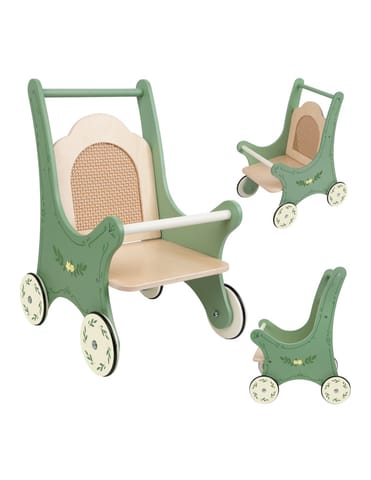 ⁨CLASSIC WORLD Drewniany Wózek Vintage dla Lalek⁩ w sklepie Wasserman.eu