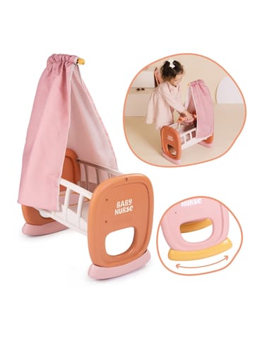 ⁨Smoby Baby Nurse Kołyska z Baldachimem⁩ w sklepie Wasserman.eu