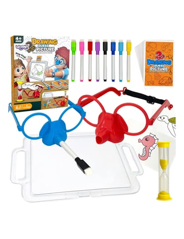 ⁨WOOPIE Gra Kalambury "Narysuj i Zgadnij Obrazek" Malowanie Nosem⁩ w sklepie Wasserman.eu