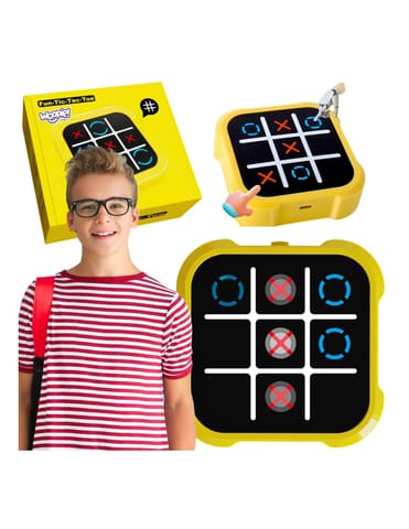 ⁨WOOPIE Gra Elektroniczna Kółko i Krzyżyk Logiczna Edukacyjna 4w1⁩ w sklepie Wasserman.eu