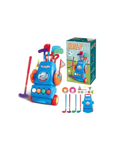 ⁨WOOPIE Zestaw do Gry w Golfa + Stojak na Akcesoria na Kółkach⁩ w sklepie Wasserman.eu