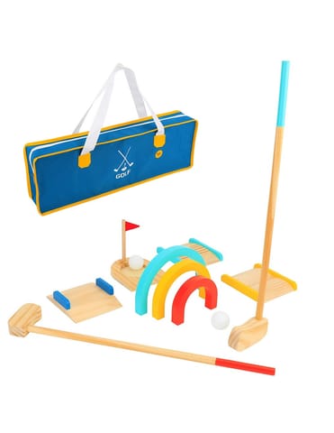 ⁨TOOKY TOY  Drewniany Zestaw do Gry w Golfa dla 2 Osób 13 el.⁩ w sklepie Wasserman.eu